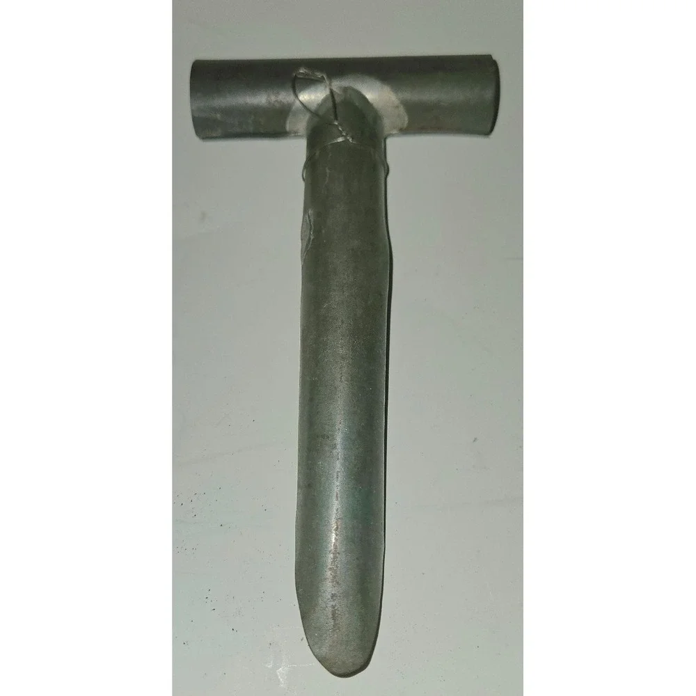 Vintage Metal T-Handle Cheese Trier Sampler Probe Core Tool Primitive Farmhouse